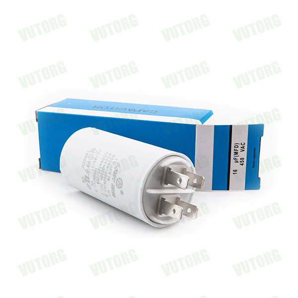 Конденсатор CBB60 16 μF 450V