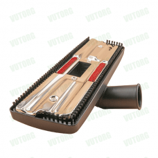 Щітка для пилососа DS-04 підлога/килим 32 мм, металева підошва, без коліс (чорна)